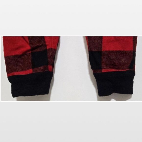 Vintage 1950s Mens Woolrich Wool Pants Outdoors Hunting Red Black Buffalo Plaid - Picture 11 of 16
